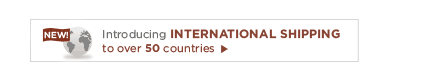 introducing international shipping to over 50 countries.